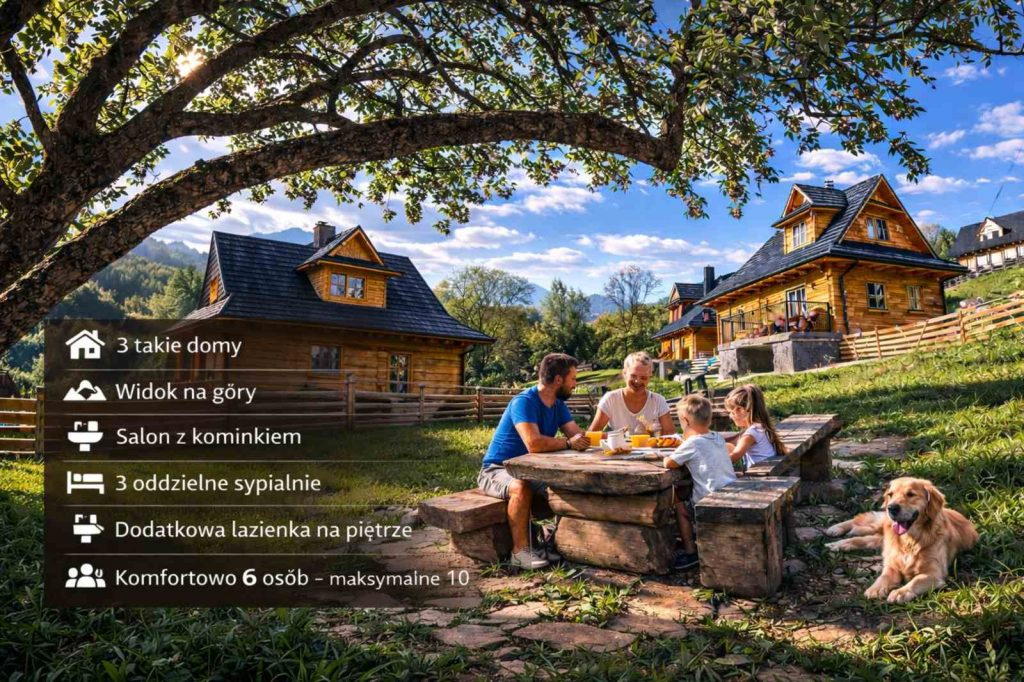 Domki w górach w Beskidach – duży dom dla rodzin i grup